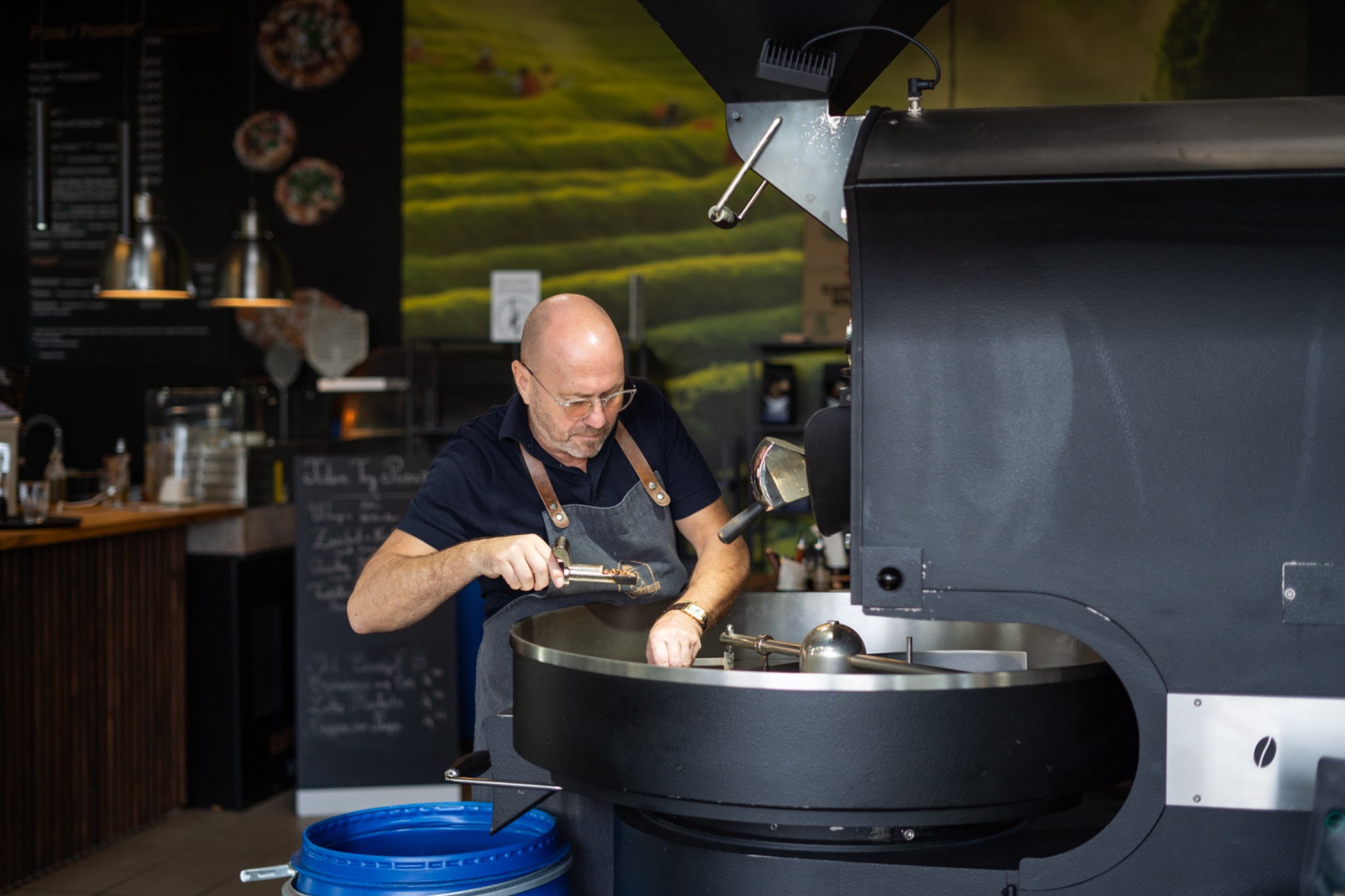 Kaffeeröstung in der Sieben Berge Rösterei in Bonn